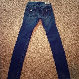 True Religion Straight Leg skinny jeans